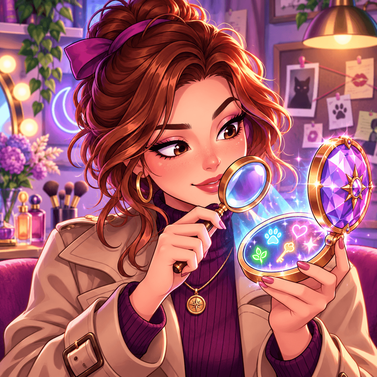 Glow Sleuth game artwork
